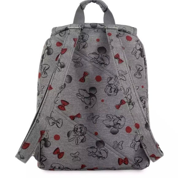 Minnie Backpack - Grey with bows and polka dots - Picture 5 of 6